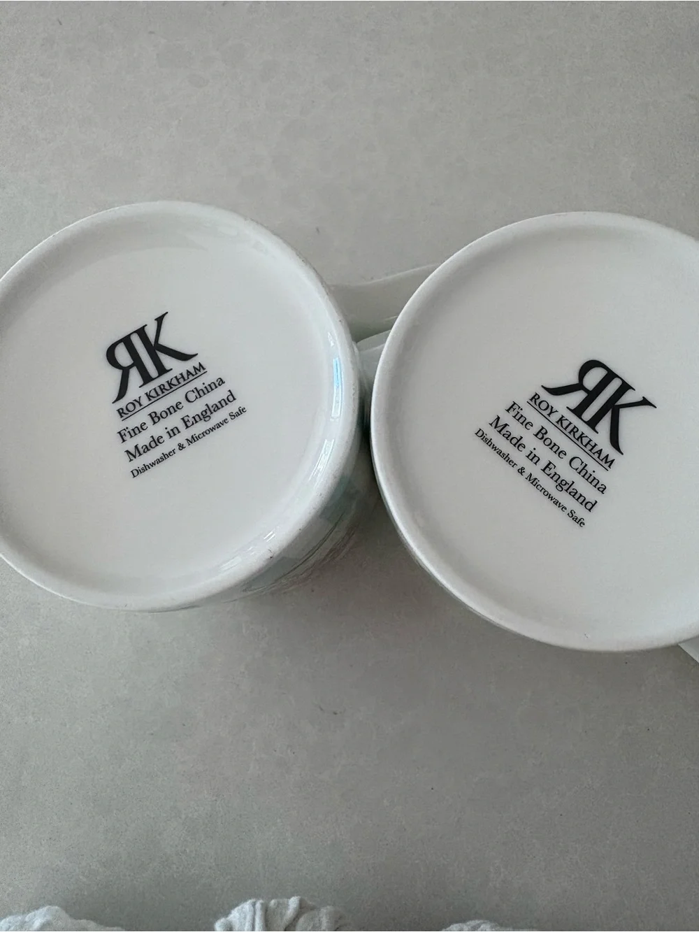 White Ceramic Floral Watering Can & Wheelbarrow Mugs - Set of 2